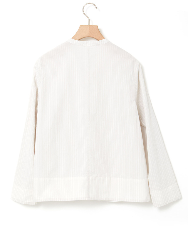 ストライプ柄 シャツ ジャケット