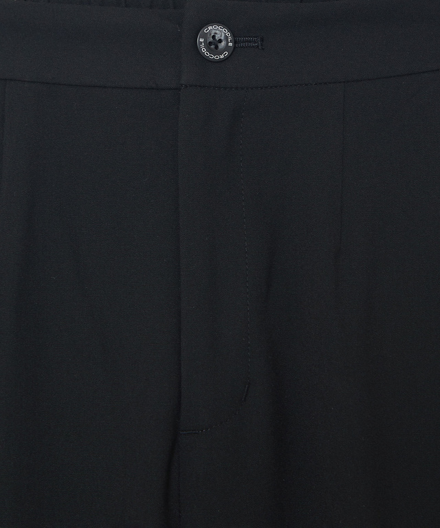 センタープレス セミワイドパンツ 