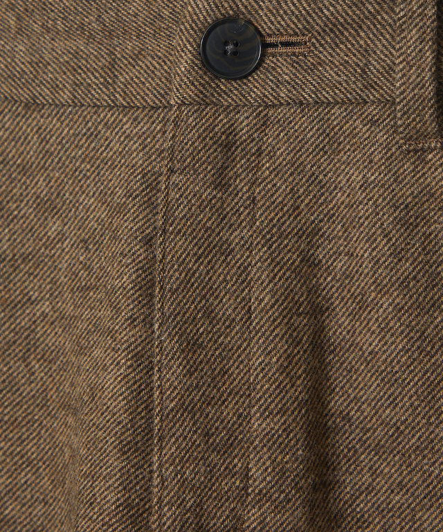 ウール混 ストレートパンツ