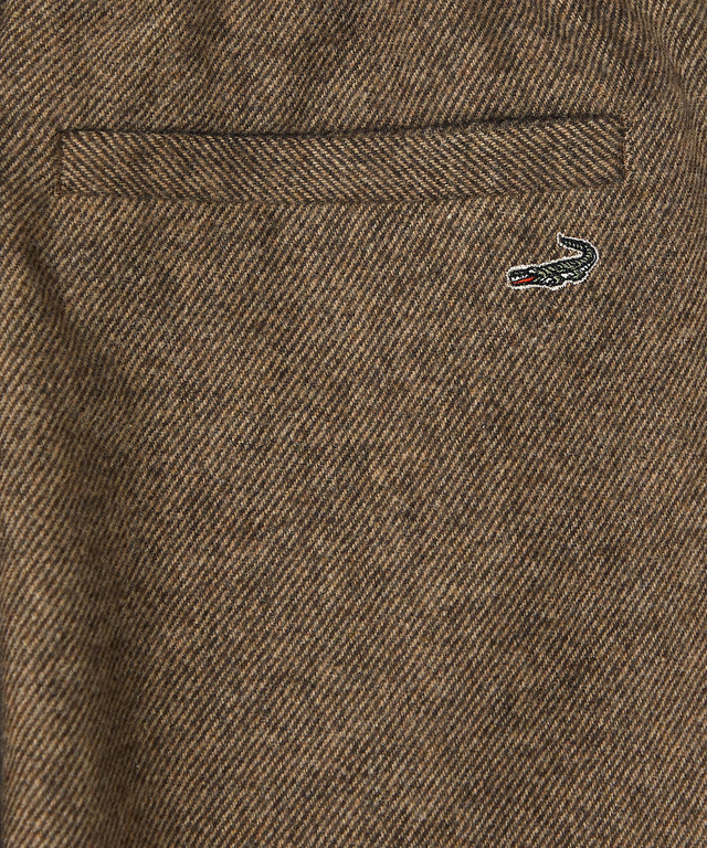 ウール混 ストレートパンツ