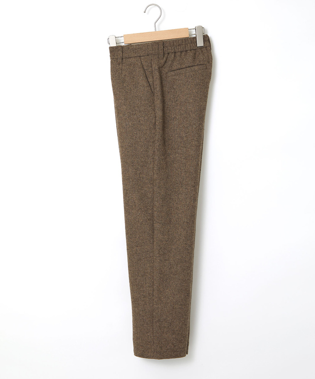 ウール混 ストレートパンツ