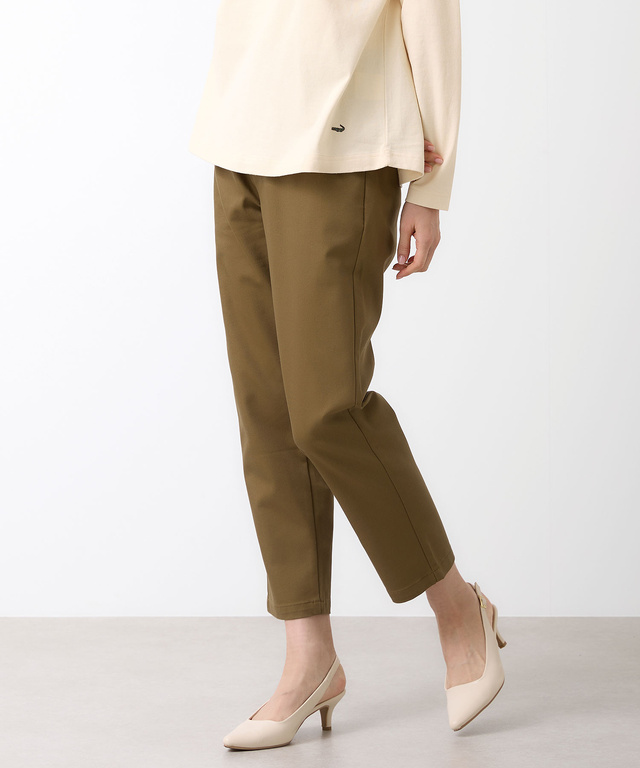 ストレッチ ストレート パンツ【接触冷感】【吸汗速乾】