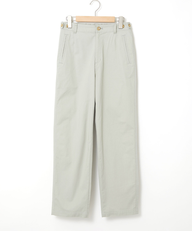 ヘリンボーン ストレート パンツ