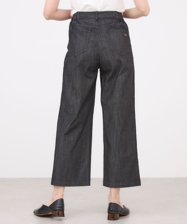 ブリーズデニム 【ワイド9分丈】【接触冷感】