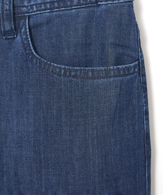 ブリーズデニム 【スリム8分丈】【接触冷感】