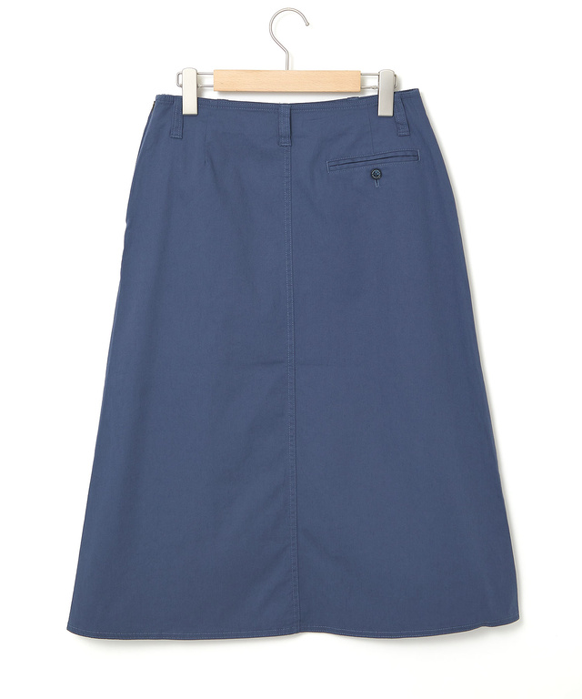 リネンブレンド Aライン スカート