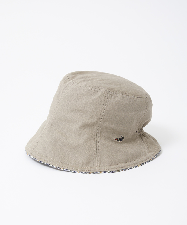 クロコダイルタータン コットンレーヨン ハット【手洗いOK】