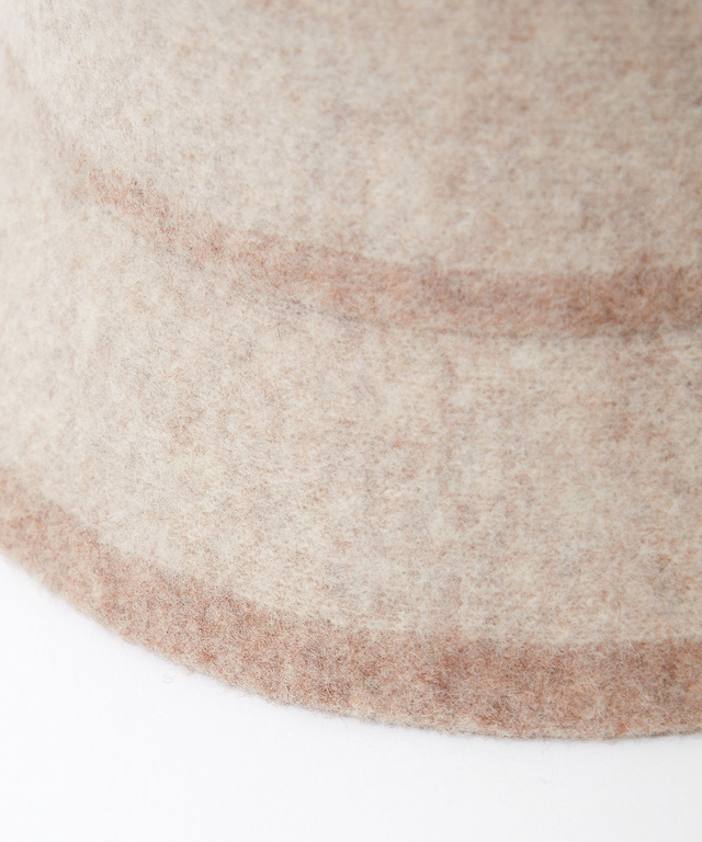 ウール クロッシェ帽