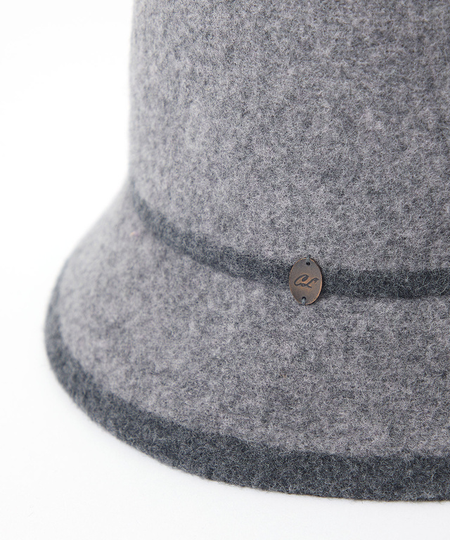 ウール クロッシェ帽