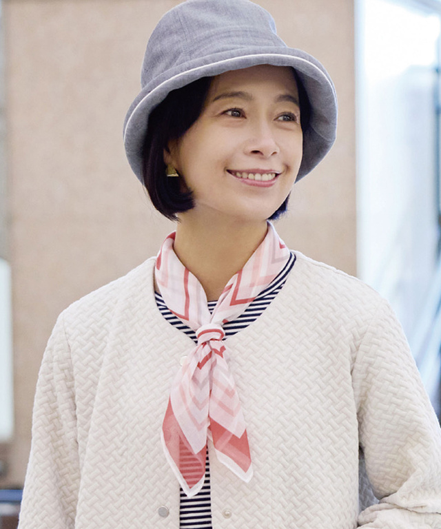 ダンガリー エッジアップハット【UVカット】【手洗いOK】