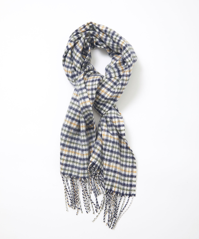 クロコダイルタータン マフラー【手洗いOK】