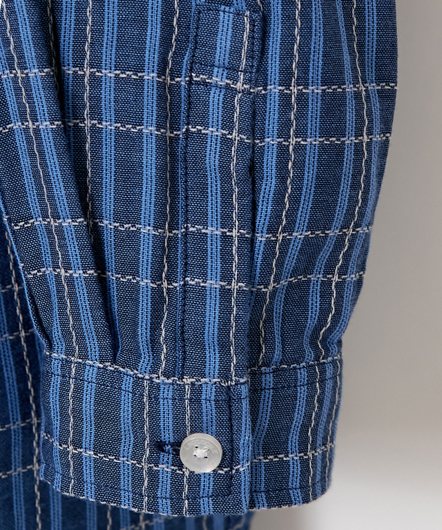 ダブルガーゼ チェック チュニック