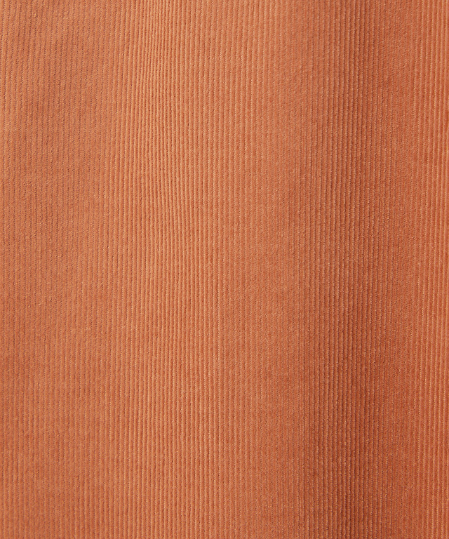  コーデュロイ バンドカラー チュニック