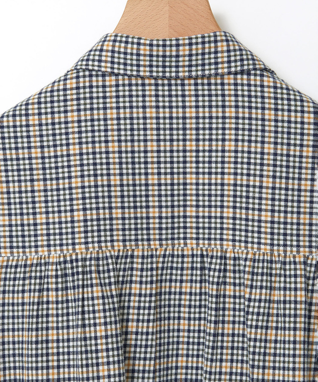 クロコダイルタータン 長袖 ワンピース