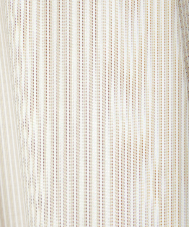 ノンアイロン ストライプ チュニック【シワになりにくい】