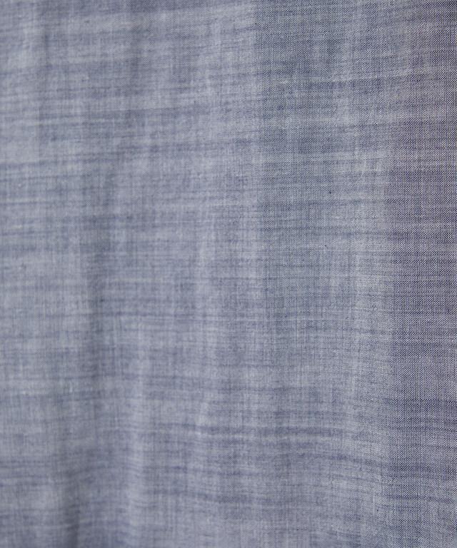 ダブルガーゼ バンドカラー チュニック