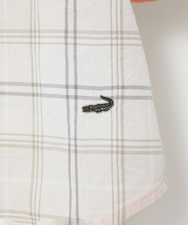 リネンブレンド スキッパー チュニック