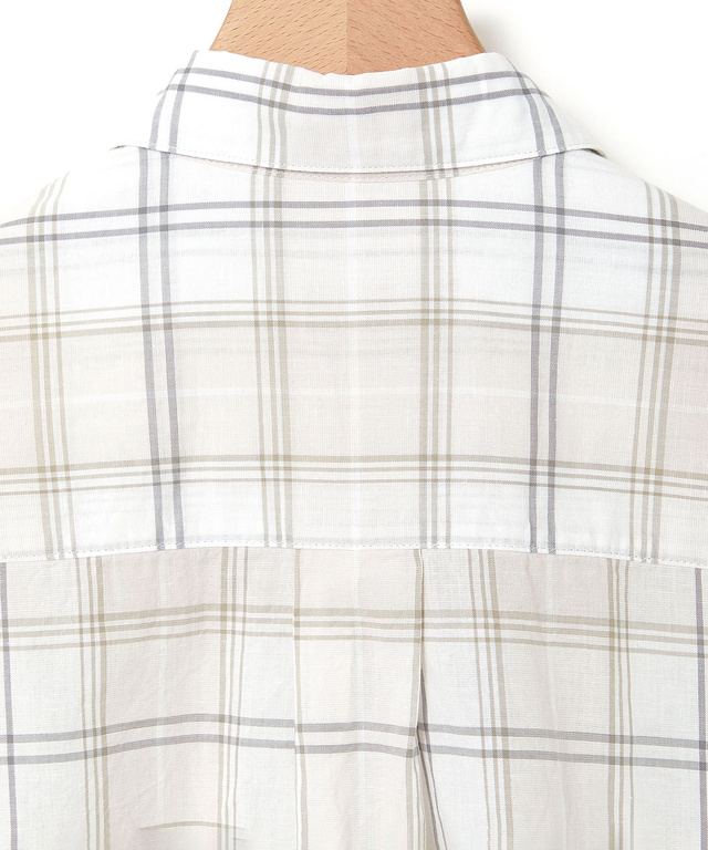 リネンブレンド スキッパー チュニック