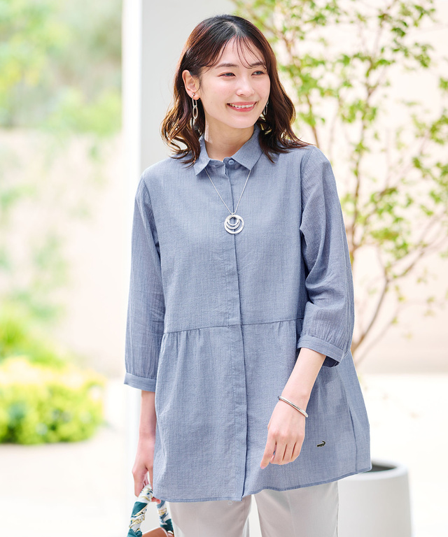 エアリー ギャザー チュニック