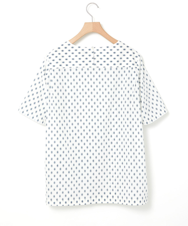 プロヴァンス柄 スクエアネック チュニック【オンラインショップ・一部店舗限定】