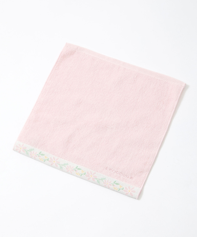 花柄刺繍 タオル ハンカチ【今治タオル】