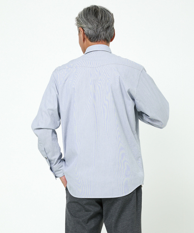 ダブルポケット デザイン シャツ