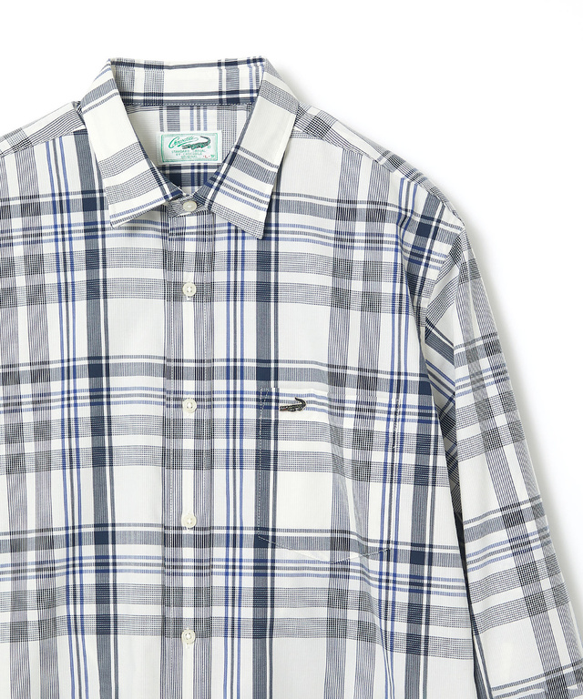 ノンアイロン マドラスチェック シャツ 【シワになりにくい】