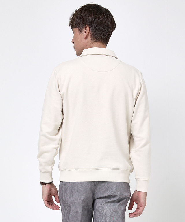 ハーフジップ ポロ トレーナー