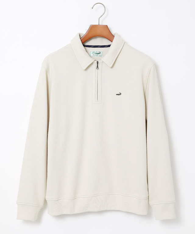 ハーフジップ ポロ トレーナー