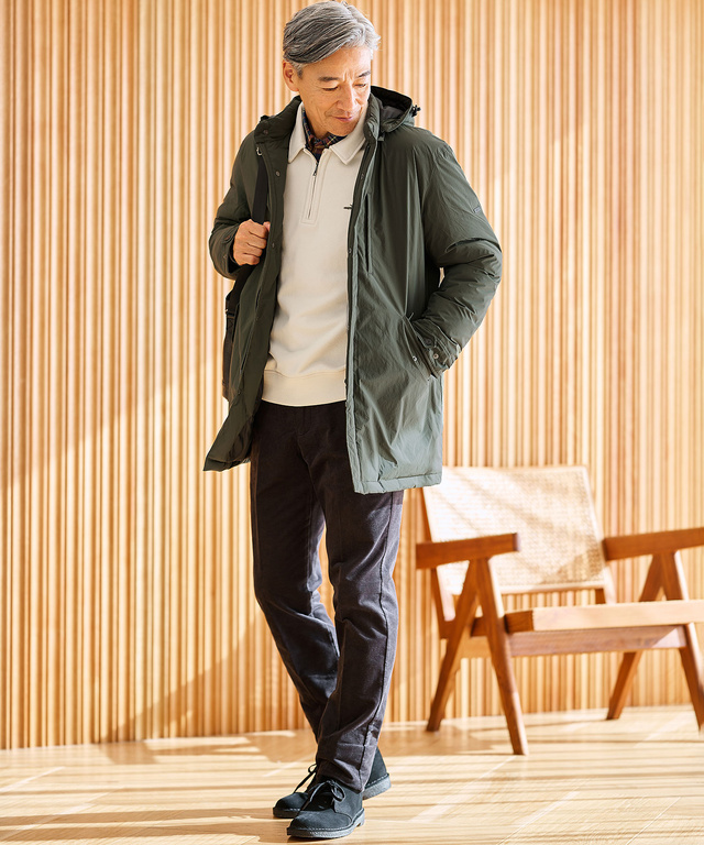 ハーフジップ ポロ トレーナー