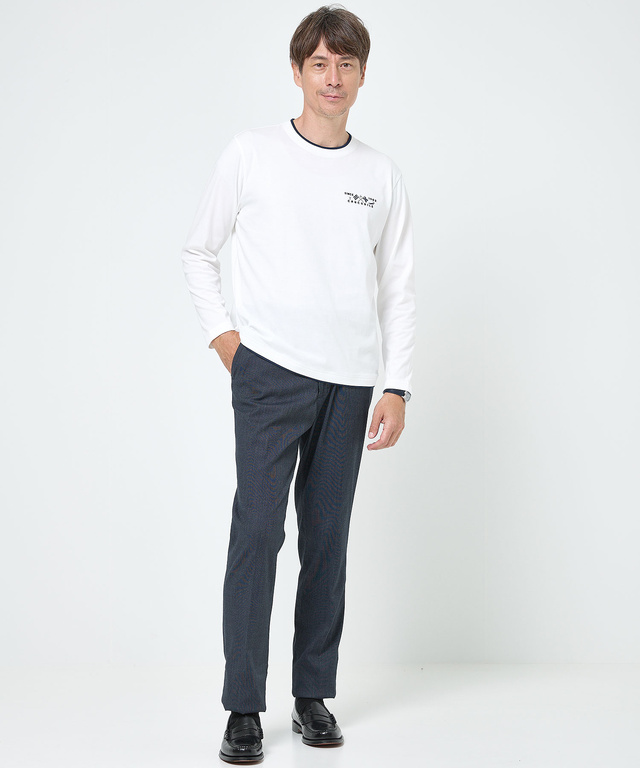 レイヤード風 ダブルフェイス Tシャツ