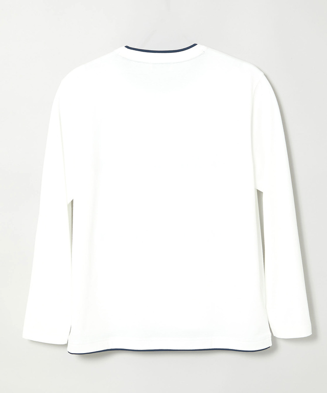 レイヤード風 ダブルフェイス Tシャツ