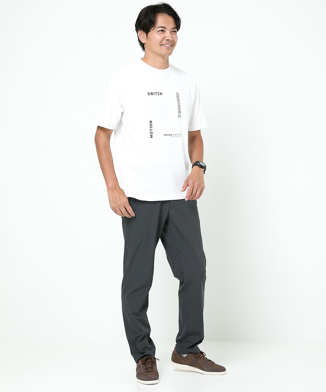 プリント クルーネック Tシャツ