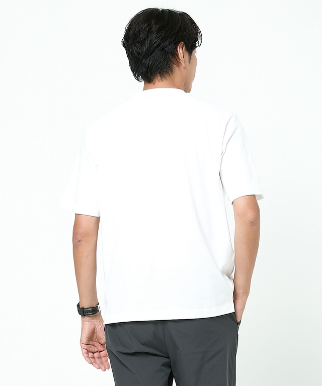 プリント クルーネック Tシャツ