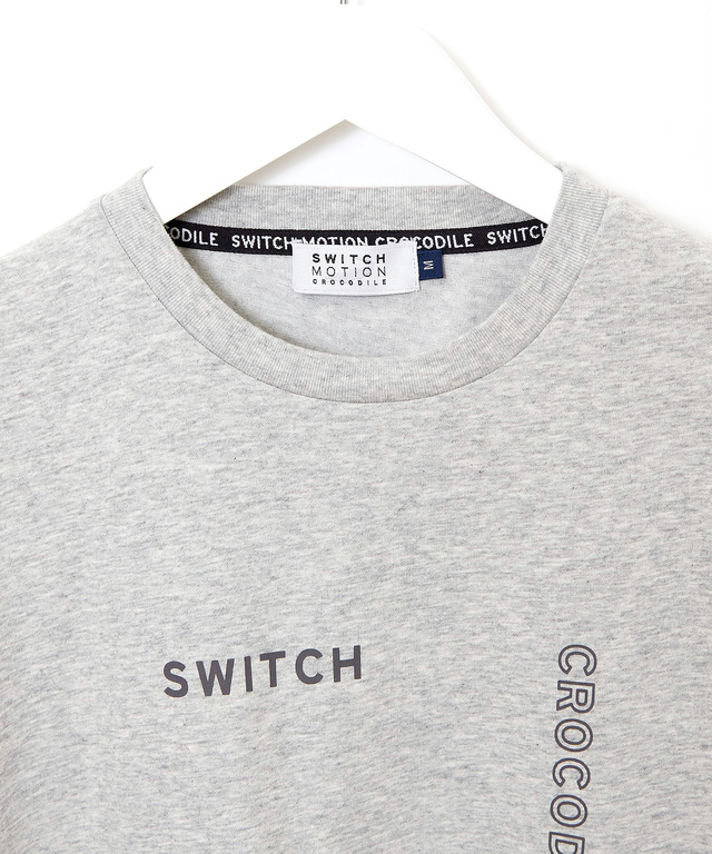 プリント クルーネック Tシャツ