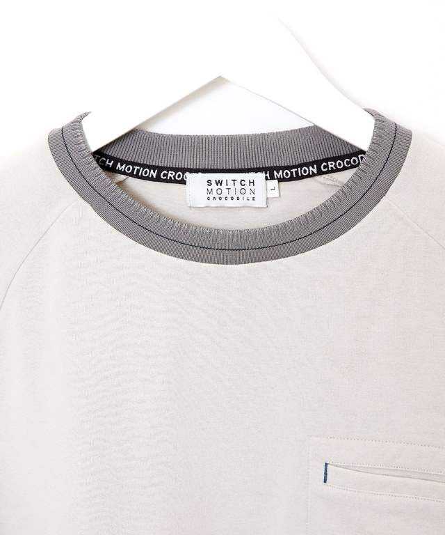 裏起毛 ラグランスリーブ トレーナー