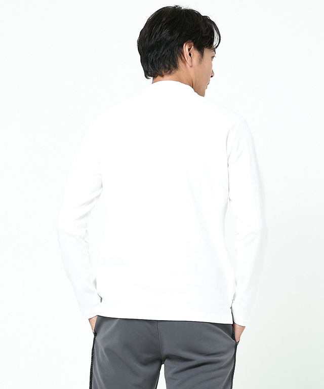 ハイネック 長袖カットソー【ウガンダ オーガニック コットン】