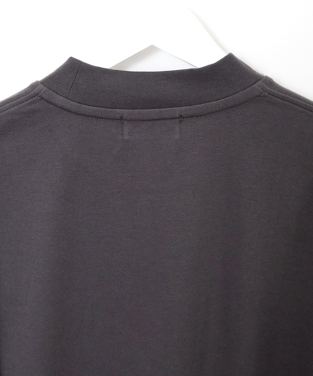 ハイネック 長袖カットソー【ウガンダ オーガニック コットン】