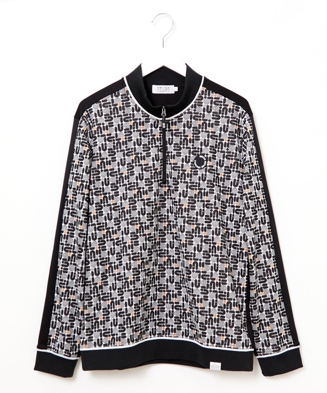 モノグラム ジップ プルオーバー