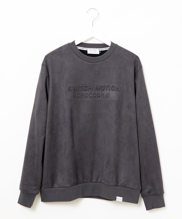 微起毛 ロゴ トレーナー