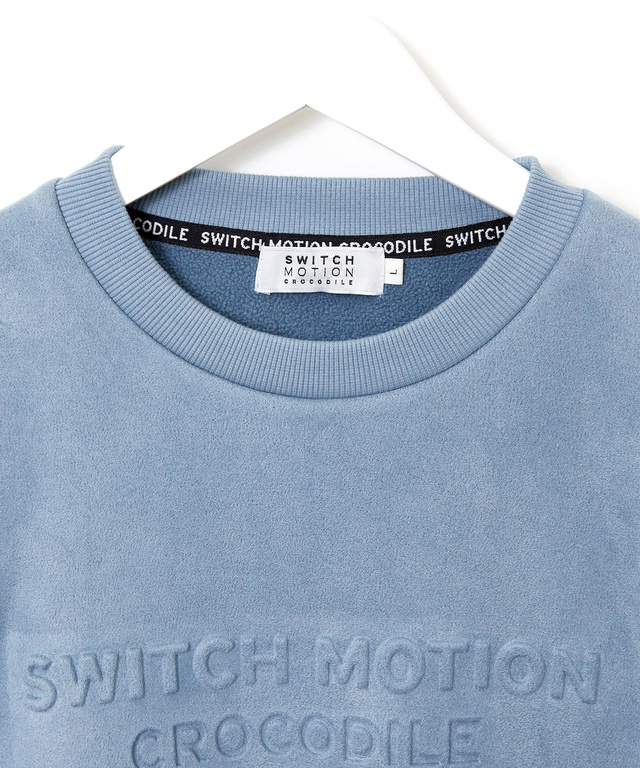 微起毛 ロゴ トレーナー