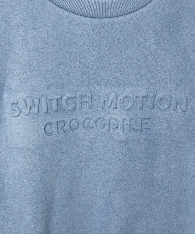 微起毛 ロゴ トレーナー