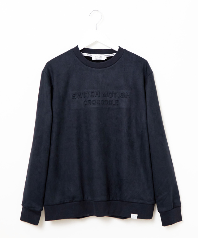 微起毛 ロゴ トレーナー