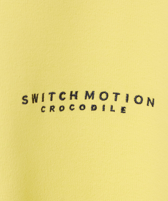 スタンドカラー ハーフジップ プルオーバー