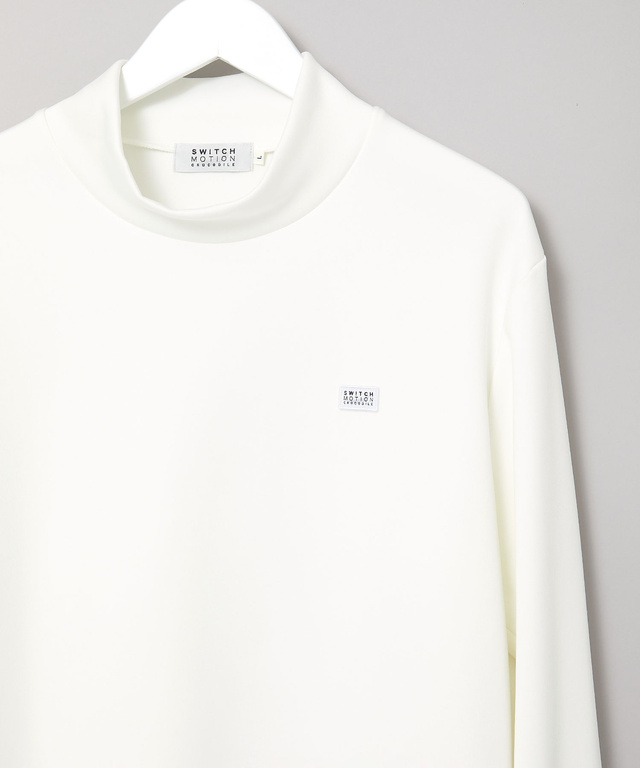 ダブルフェイス ハイネック カットソー