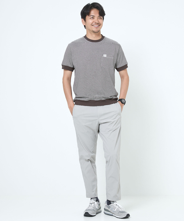 ベーシック リブ Tシャツ