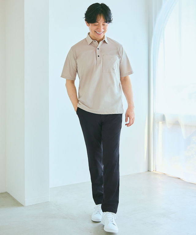 ストレッチ テーパード パンツ