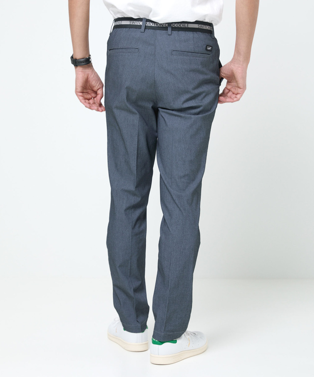 バーズアイ ストレッチ テーパードパンツ