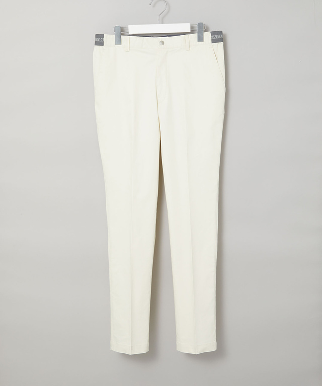 バーズアイ ストレッチ テーパードパンツ