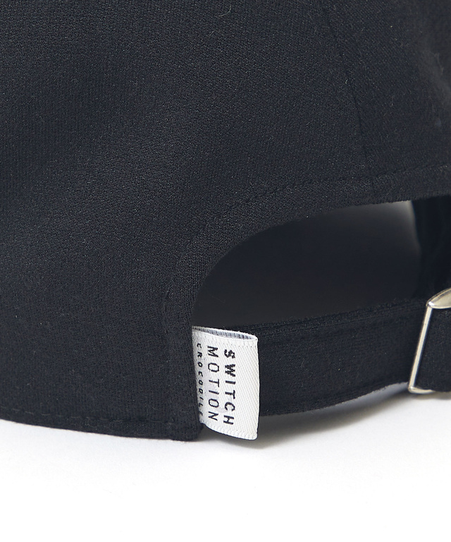 飛び柄 ロゴ刺繍 キャップ